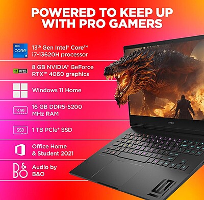 HP Omen 16 Gaming i7/13TH/16GB/512GB 3-Year HP Omen 16 Gaming i7/13TH/16GB/512GB 3-Year