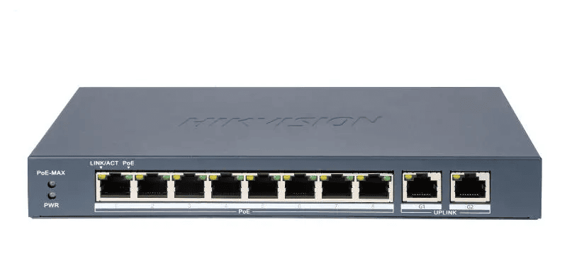 Hikvision 8+2 Port POE Switch DS-3E0310P-E/M Hikvision 8+2 Port POE Switch DS-3E0310P-E/M