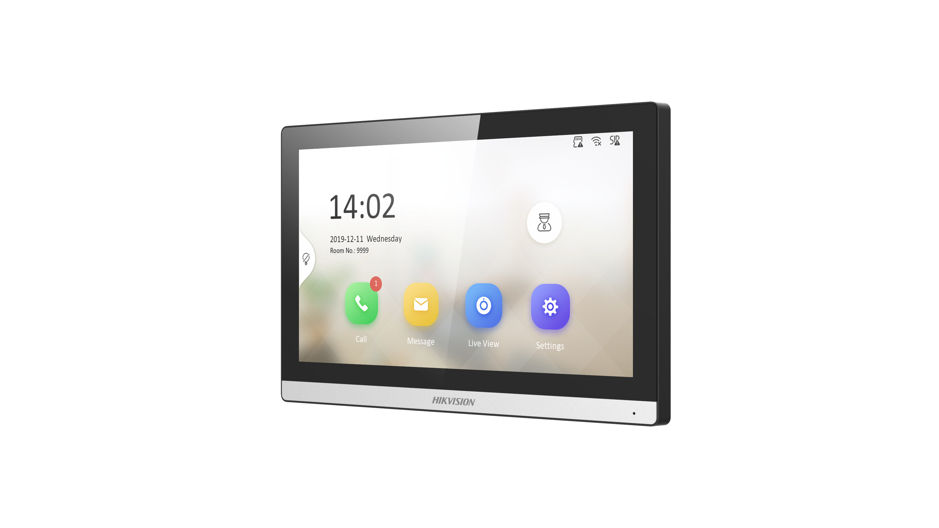 Hikvision IP VDP Indoor Station 7 inch Touch DS-KH6350-WTE1 Hikvision IP VDP Indoor Station 7 inch Touch DS-KH6350-WTE1